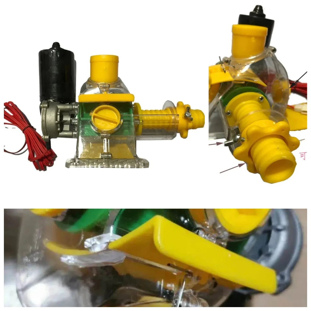 Universal Electric Fertilizer Drainer, Adjustable Large & Small Discharge Volume Fertilization Box