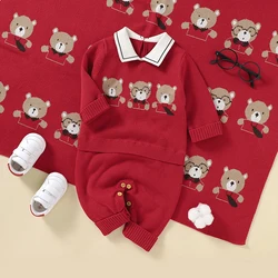 Autumn Baby Rompers Jumpsuits+Blankets Sets All Seasons Cotton Knit Newborn Boys Girls Playsuits Outfits Children Costumes 0-18m