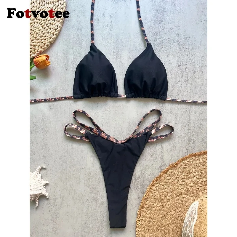 Swimsuit Woman 2026 Split Swimwear Sexy Bikini Push Up Bikinis Set Brazilian Bathing Suit Womens Beach Biquini Two Piece Suits