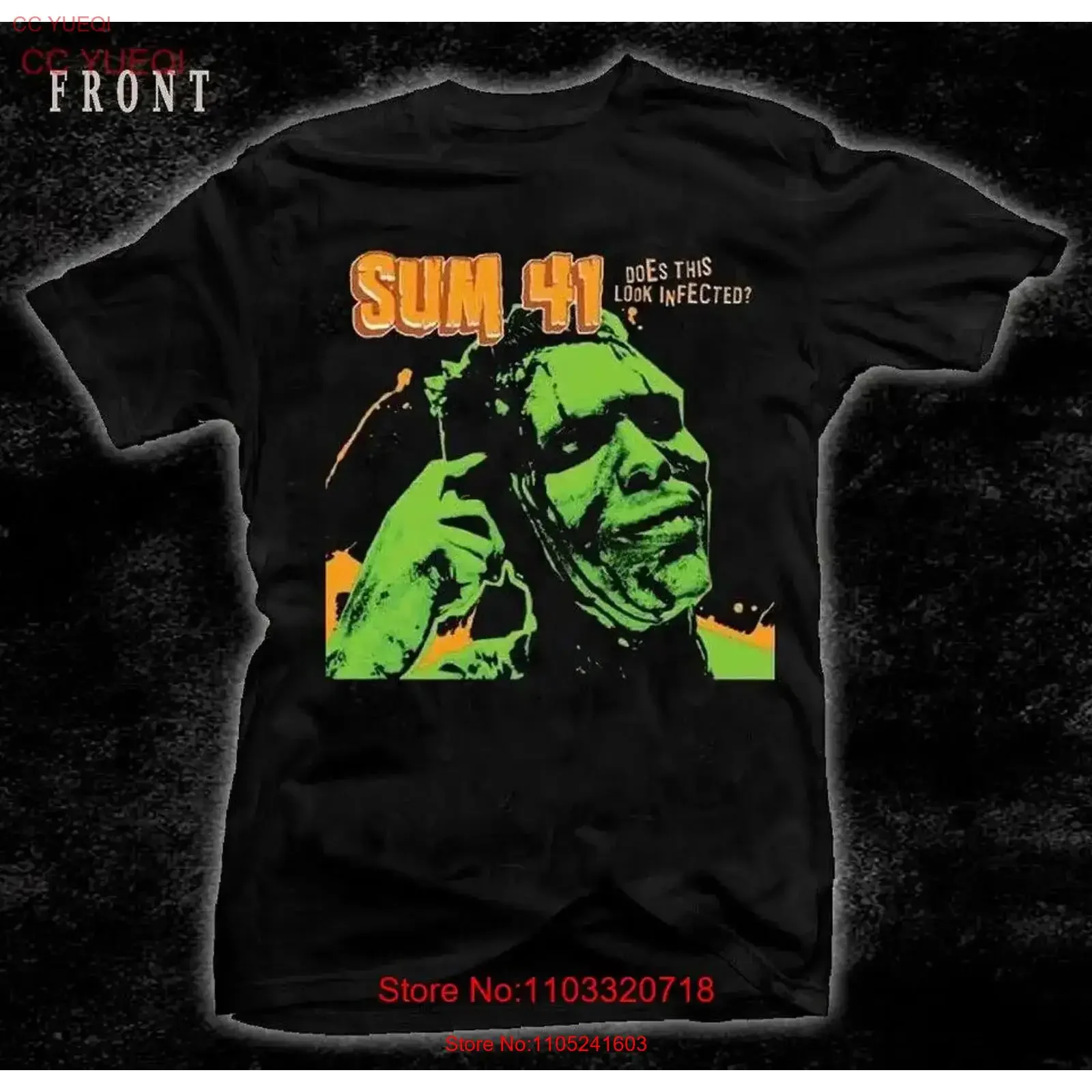 Does This Look Infected Sum 41 Band For Fan S to 5XL T shirt GC1666 vintage Washed Versatile designer clothes Stretched