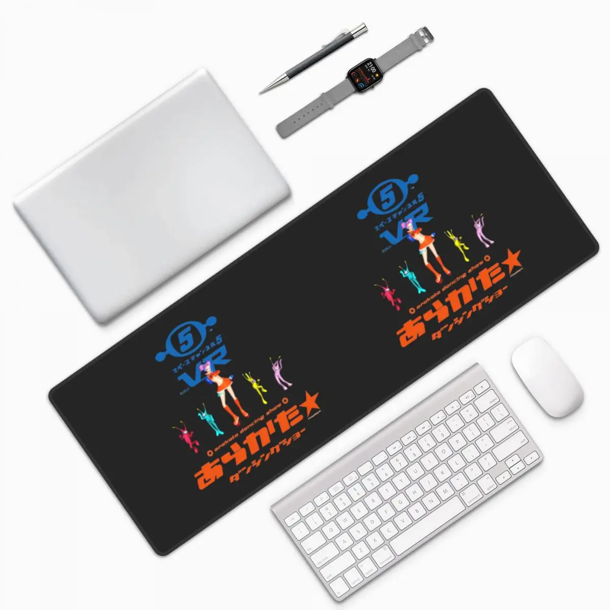 Space Channel 5 Ulalas Swingin Report Show Large Mouse Pad Computer Keyboard Mouse Mat Gamer PC Laptop Desk Mat Table Mats