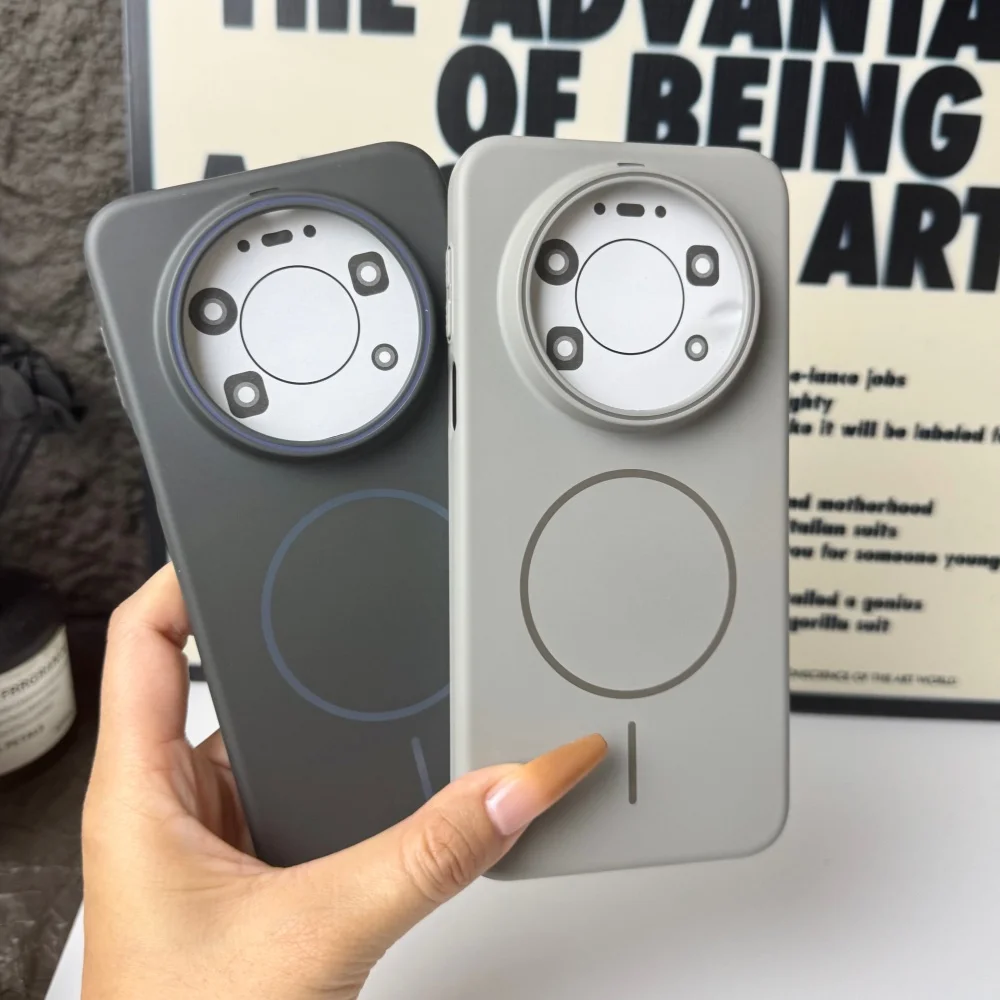 Ultrathin Hard Candy Color ForMagsafe Phone Case For HuaWei Mate 80 70 60 Pura 80 70 Pro Max Ultra Wireless Charge Bumper Cover