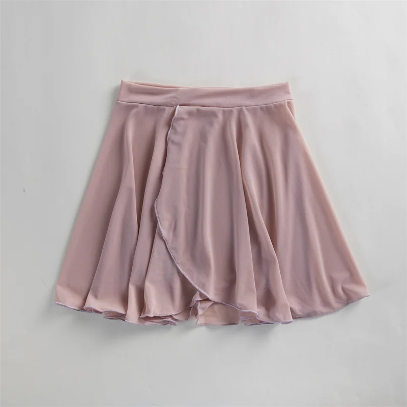 Haute qualité beaucoup de couleurs maille Spandex filles femmes adultes Yoga dames tenue de sport jupes de danse de Ballet