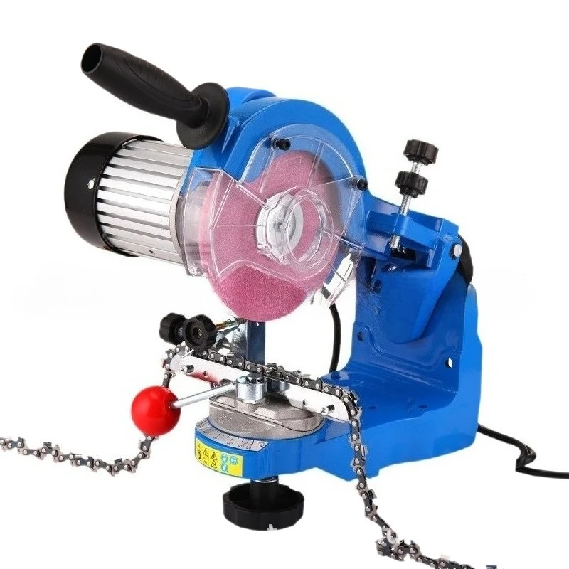 Electric Chainsaw Sharpener 230W Bench Chain Grinder 3000 RPM 145mm Grinding Wheel Adjustable Angle Universal Saw All Chainsaw