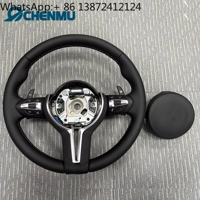 

For BMW Sport Leather Steering Wheel for F10 F15 F30 F32 F20 F07 F01 F02 F22 F87 F12 F06 F35 F80 F36 F18 M3 M5 Models