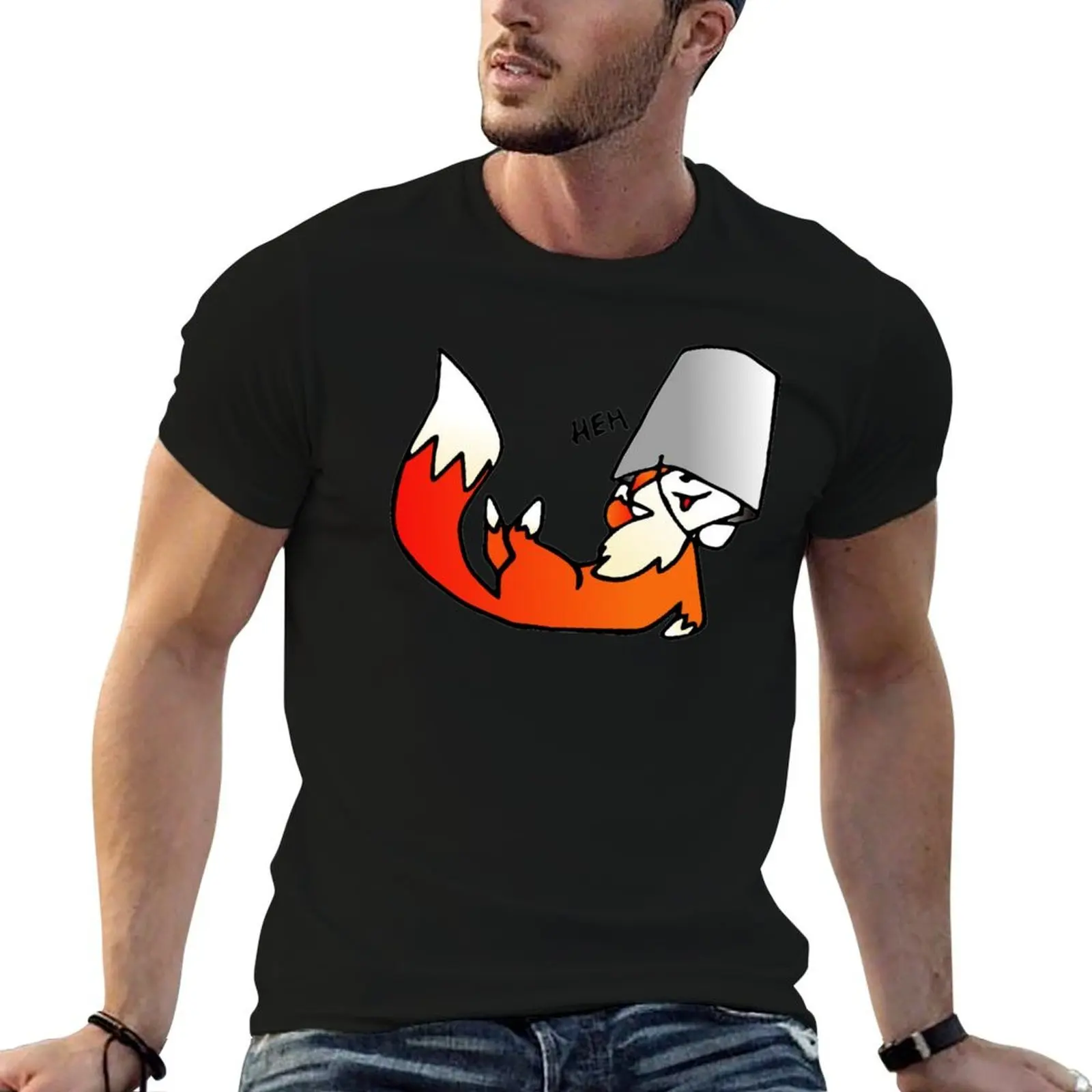 Heh bukkit تي شيرت رجل تي شيرت جودة عالية العلامة التجارية الفاخرة القطن تي شيرت عالية الجودة تي شيرت