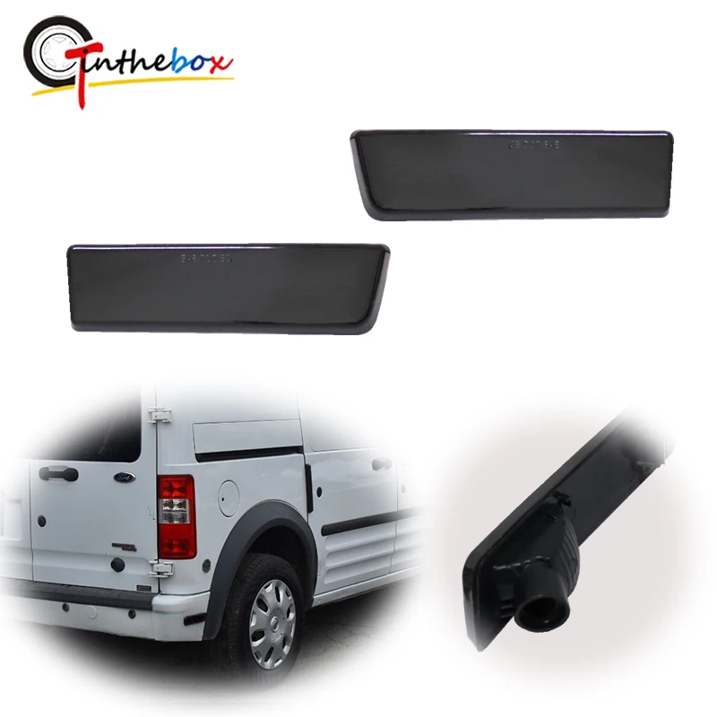 

Gtinthebox Front Rear Bumper Side Corner Parking Marker Light Housing Shells For 2010-2013 Ford Transit Connect, No Bulb/Socket