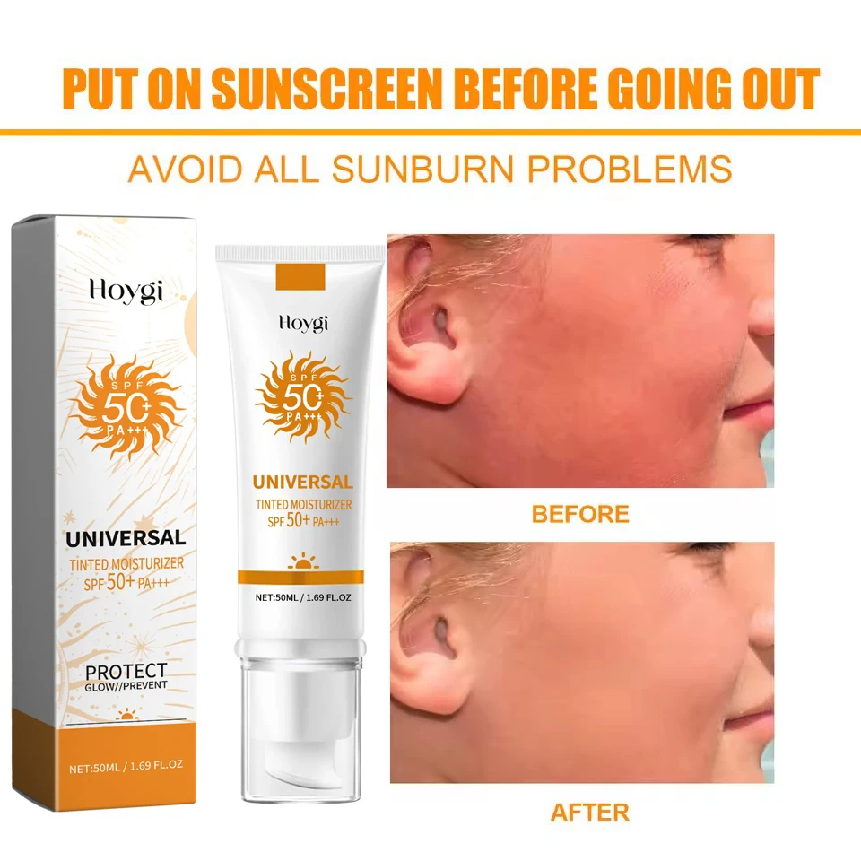 

Sunscreen Spf 50 Prevent Sunburn And Tanning Sun Cream Face Body Oil-control Bleaching Face Moisturizer Sunblock Skin Protective