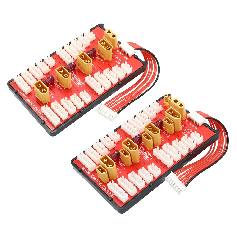 Rc 2-6S 2-8S T / XT60 / XT90 / XT30 /JST Lipo Battery Parallel Charging Board for Imax B6 B6AC B8 Quick Charge For Rc Models