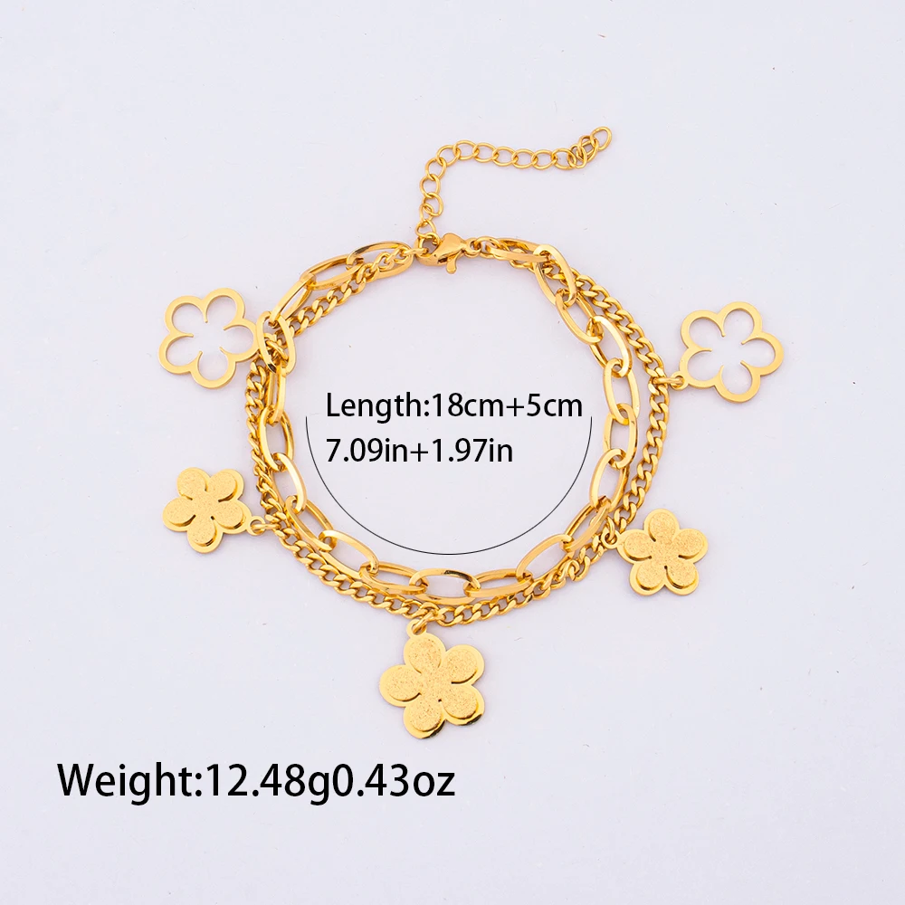 Damenarmband Trendiger Edelstahlschmuck 2026 Italienisches Charm-Armband Kostenlose Lieferung Artikel für Damen Frauenaccessoires – Detail 16