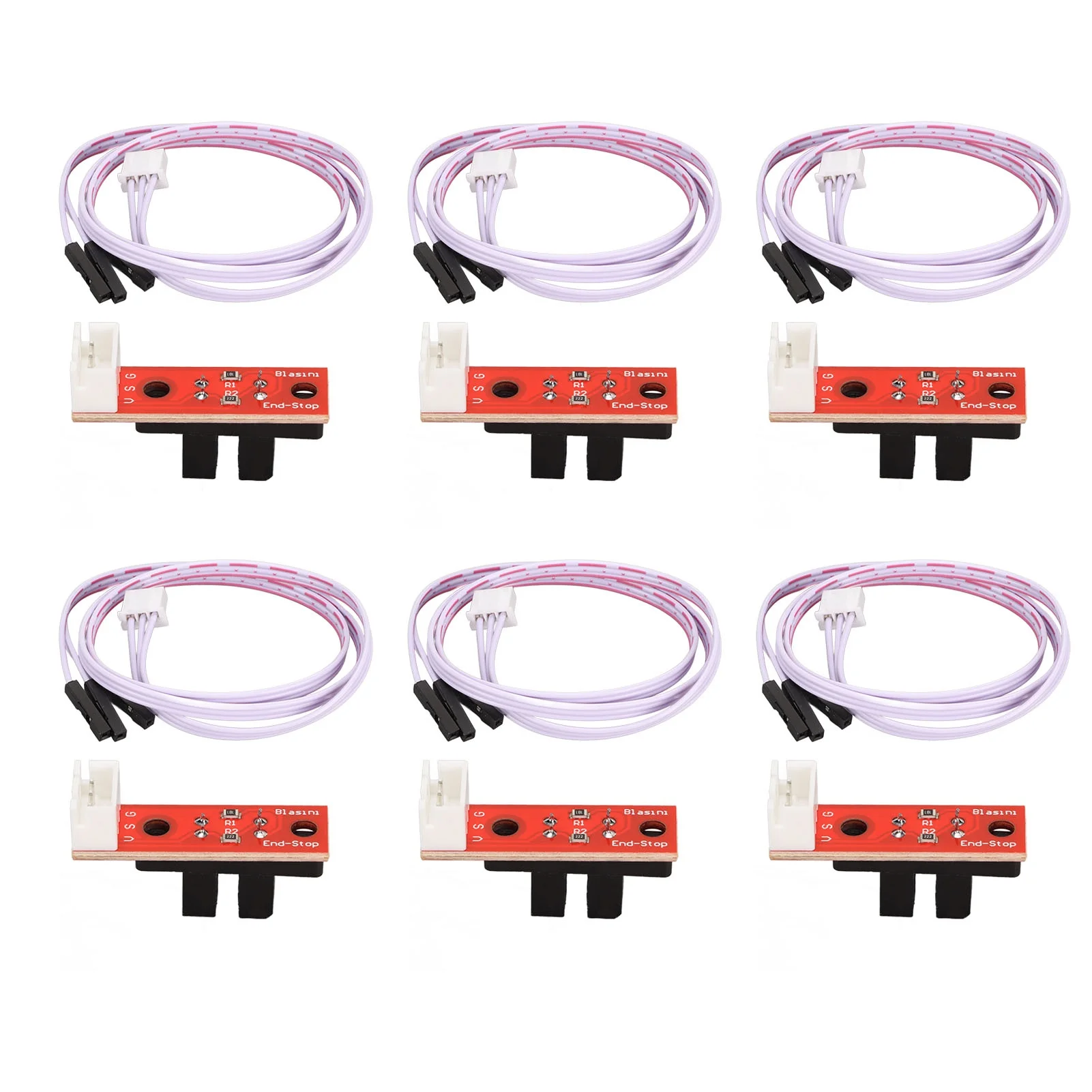 

6 Set Optical Endstop Sensitive Noise Free 3D Printer Mechanical Optical Limit Switch Endstop 5V