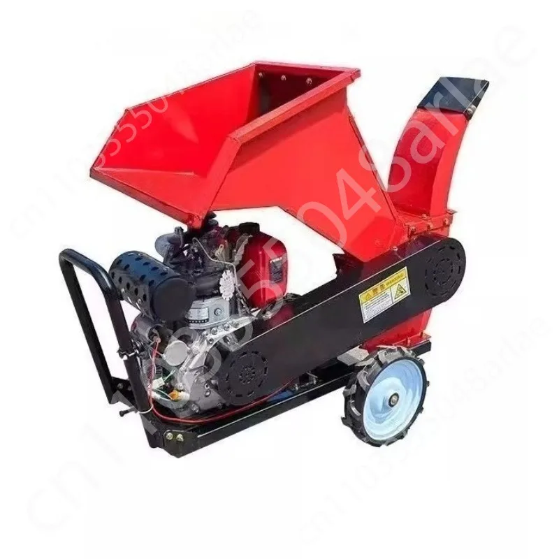 

Branch crusher Orchard branch crusher, diesel multi-functional mobile crushing garden tree straw