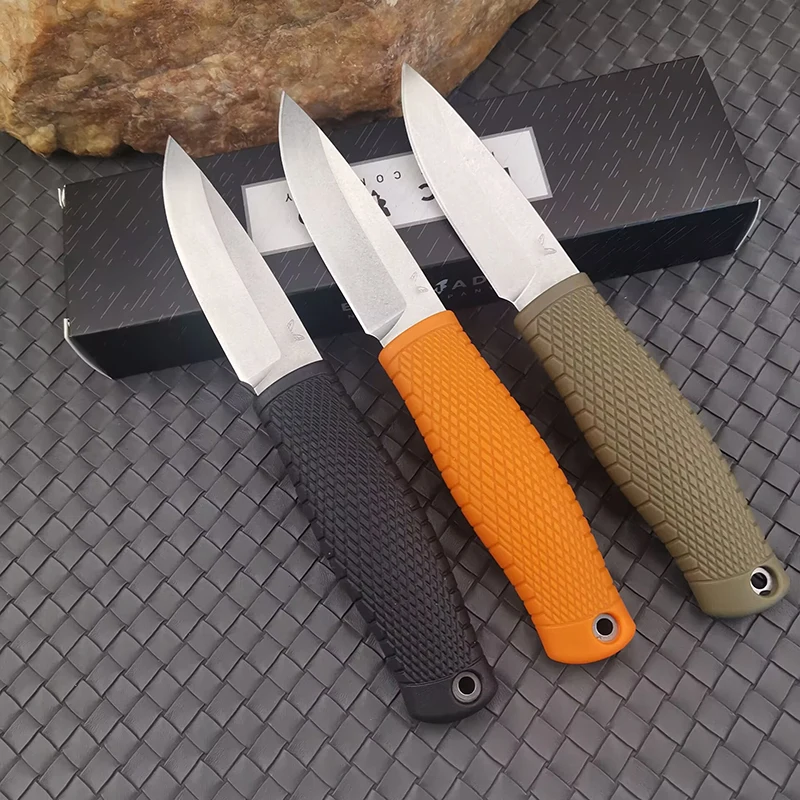 

BM 200 Fixed Blade Tactical Straight Blade D2 Blade Outdoor Jungle Survival Hunting Straight Blade EDC Tool with Sheath