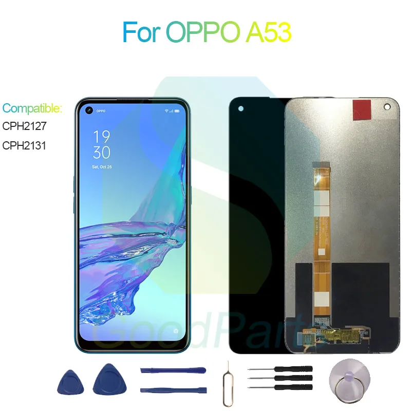 

For OPPO A53 LCD Display Screen 6.5" CPH2127, CPH2131 A53 Touch Digitizer Assembly Replacement