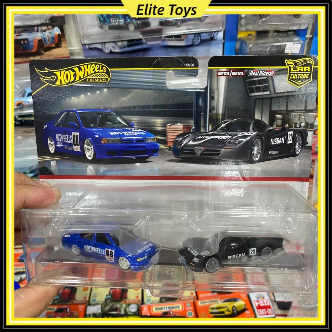 

Культура автомобилей премиум-класса Hot Wheels «94 Nissan Primera и Nissan R390 GT1 Металл 1:64 Литая под давлением модель автомобиля Коллекционная игрушка в подарок