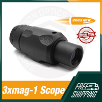 2024 New Tactical 3x Scope SPC-1230 3XMag Magnifier Magnificadores Airsoft by 6068 AL. CNC Tech Original Markings