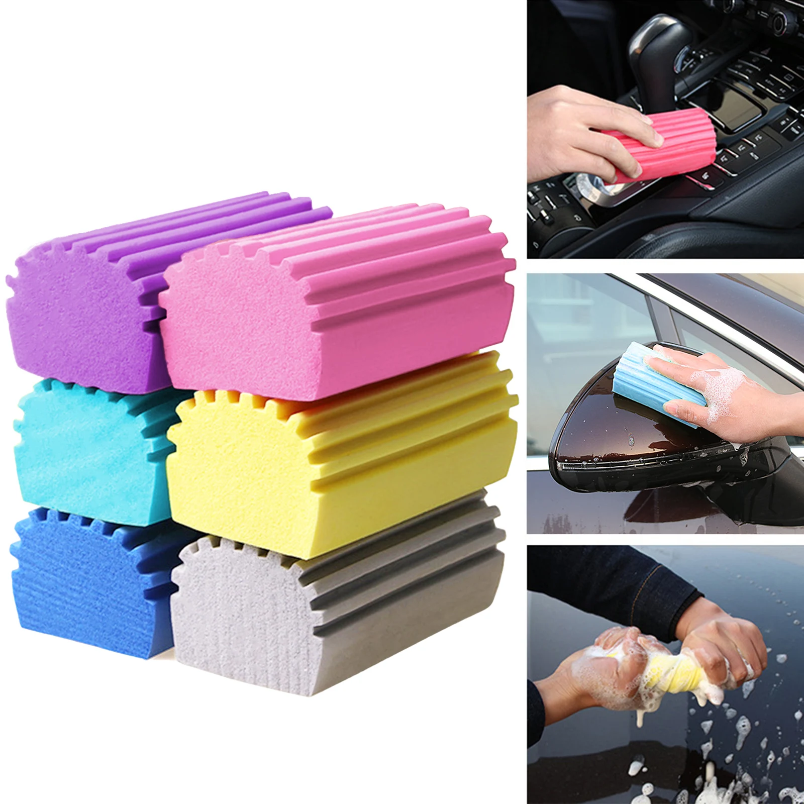 

Multifunctional Strong Absorbent PVA Sponge Car Household Cleaning Sponge Thickened Soft Cleaning Tool Car Cleaning Accessories