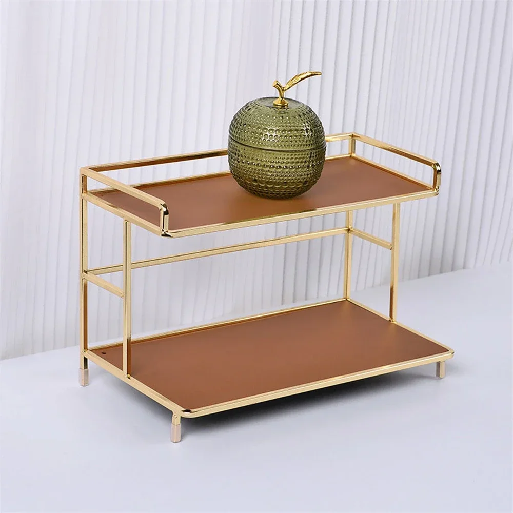 

2 Tier Storage Rack Mug Shampoo for Bathroom Furniture Shelf Desk Organizer Multifunction Shelves Locker Toilet Accessories