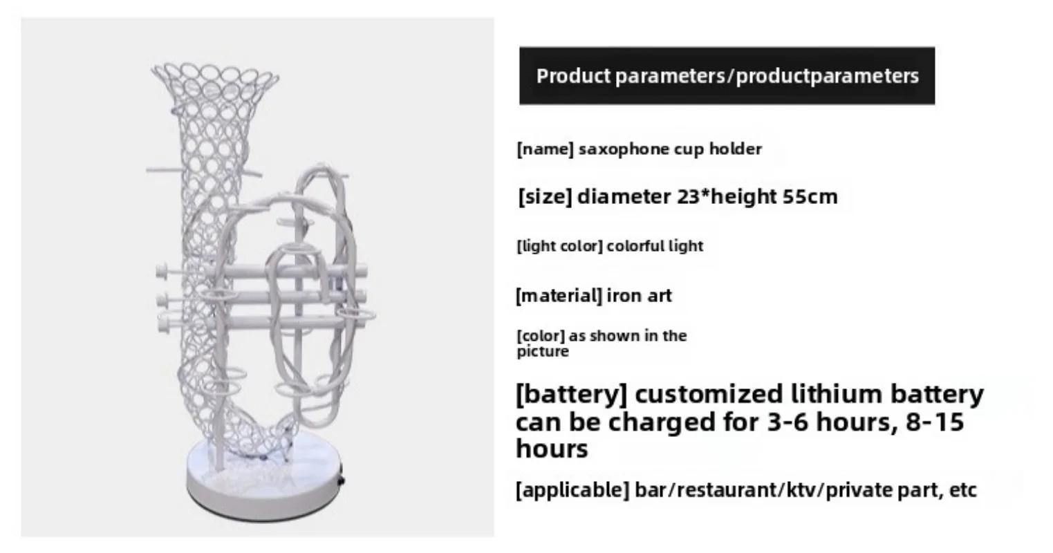 Bar Glowing Cocktail Cup Holder