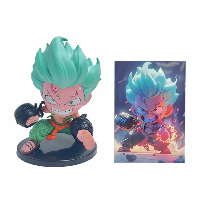 One Pieceอะนิเมะตัวเลขรอบคอสเพลย์ปลอมตัวLuffy Figurine GKอินเทรนด์โต๊ะรูปปั้นเครื่องประดับFigurineของเล่นเด็ก