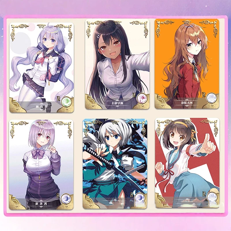 2025 Nieuwe Godin Verhaal Collector Kaarten Waifu Booster Box ACG Doujin Badpak Bikini Meisje Kinderen Speelkaart Spel