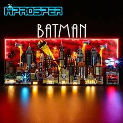 Hprosper-Lampe décorative Gotham City, série animée, lumière LED, boîtier de batterie, blocs de construction Lego non inclus, 76271