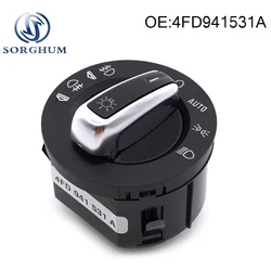 4FD941531A Chrome Headlight Switch Control Switch For Audi A6 S6 A6 RS6
