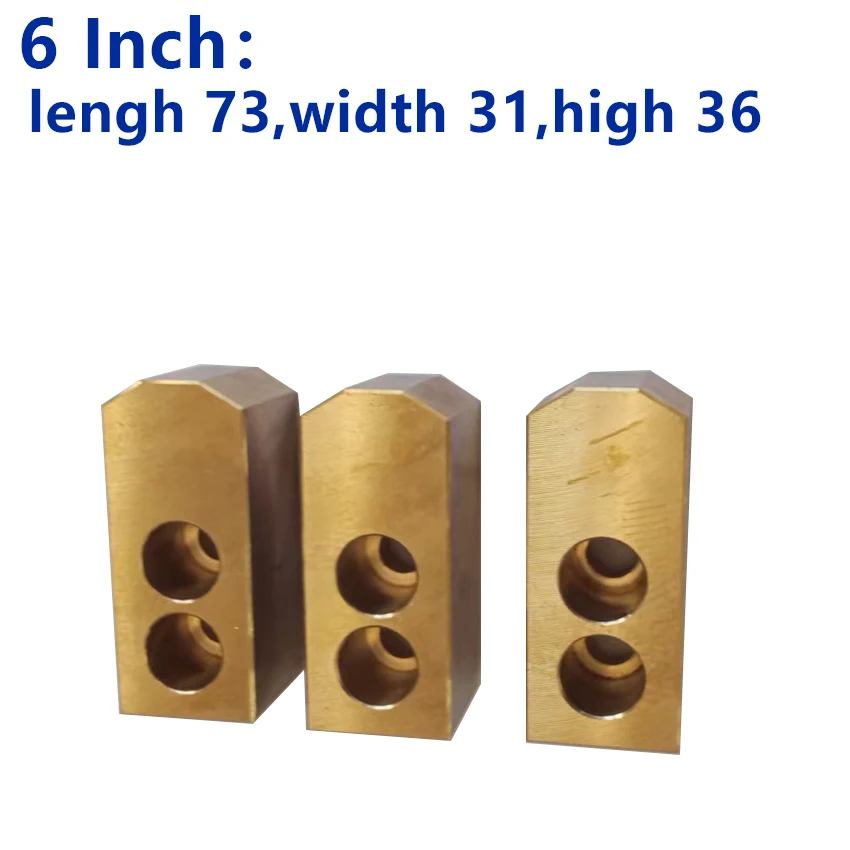 6 Inch  copper Jaws for Hydraulic pneumatic Power Chuck