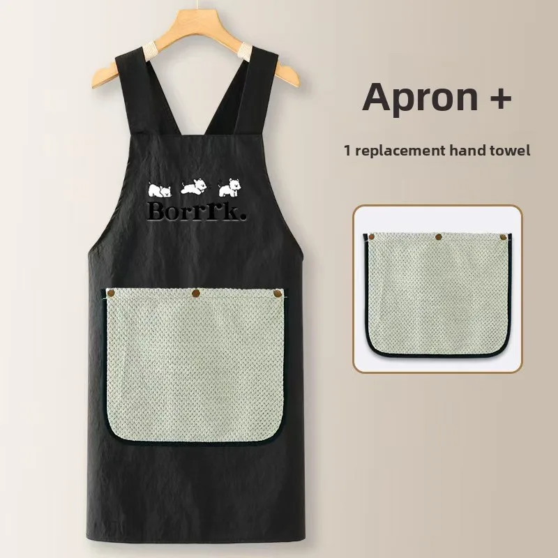 

Фартук для кухни, бытовой, новый маслостойкий и водонепроницаемый салфетка премиум-класса для приготовления пищи Young