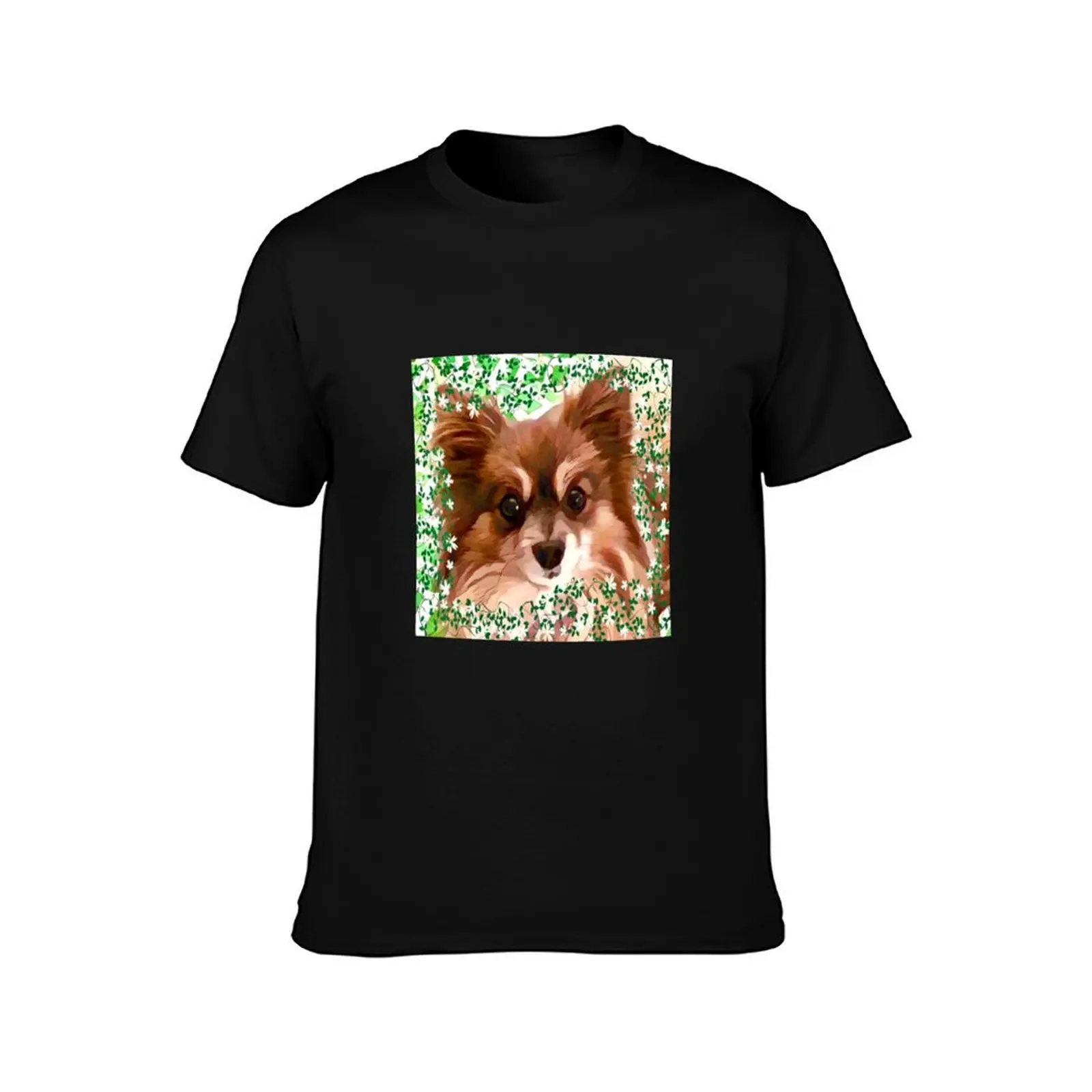 Teddy the Pomeranian T-Shirt Festive Simple T-Shirt