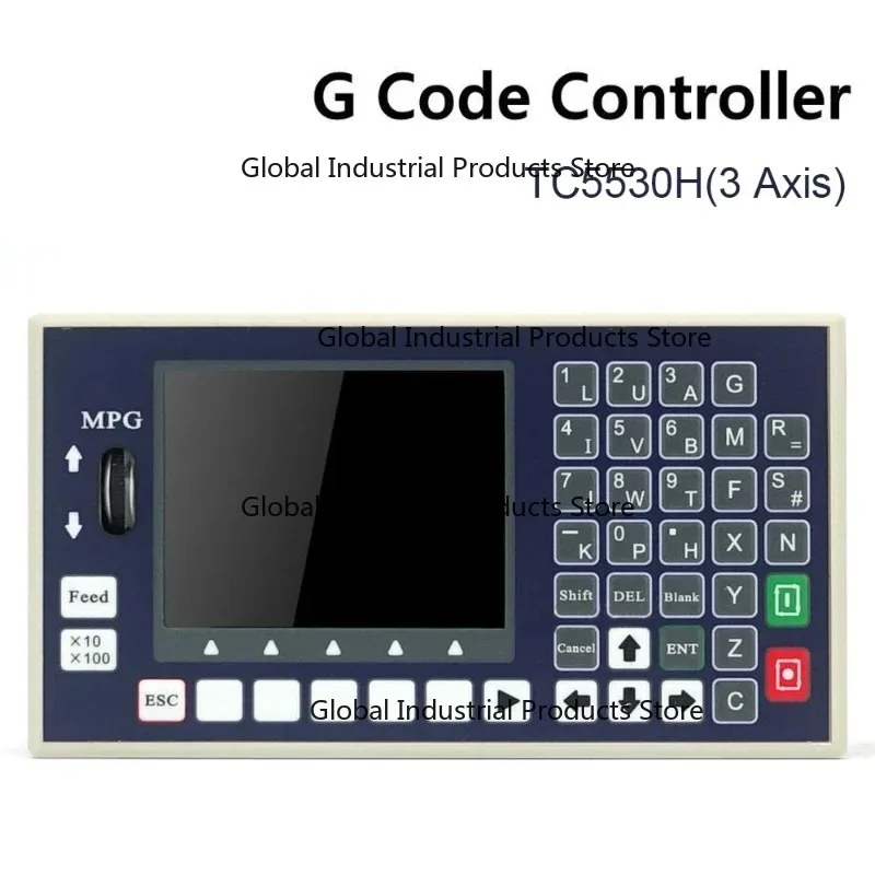 Hot and popular TC5530H 3 Axis TC5540H 4 Axis CNC Controller System G Code Motion Controller with MPG For CNC Milling Machines