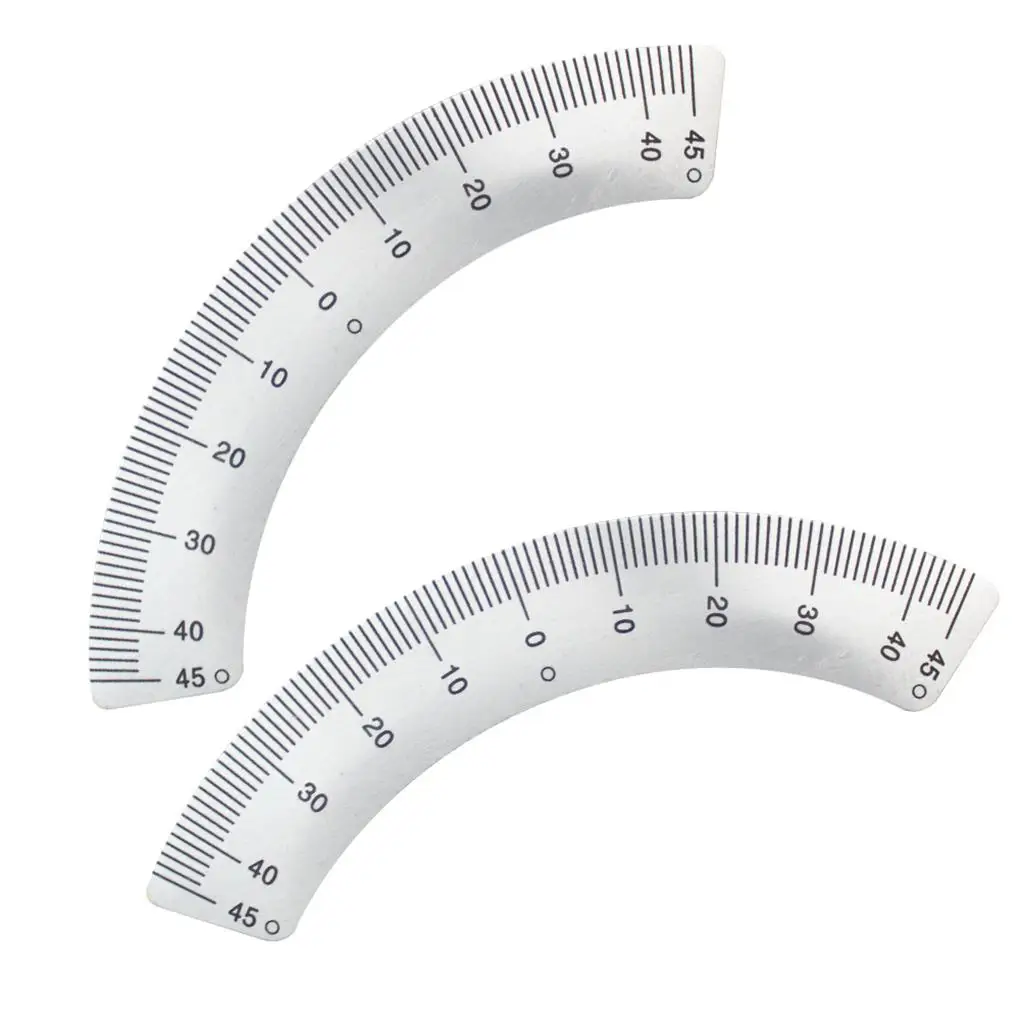 Protractor Milling Angle Plate Miller Accurate Scale Ruler 45 Degree Arc Gauge Measuring Tool for Metalworking