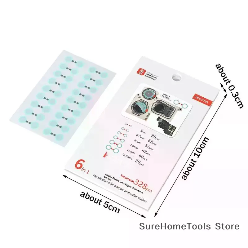 إصلاح الهاتف المحمول الكاميرا الأمامية الكاميرا الخلفية الأشعة تحت الحمراء نقطية كاميرا الوجه ملصق حماية درجة الحرارة العالية #6