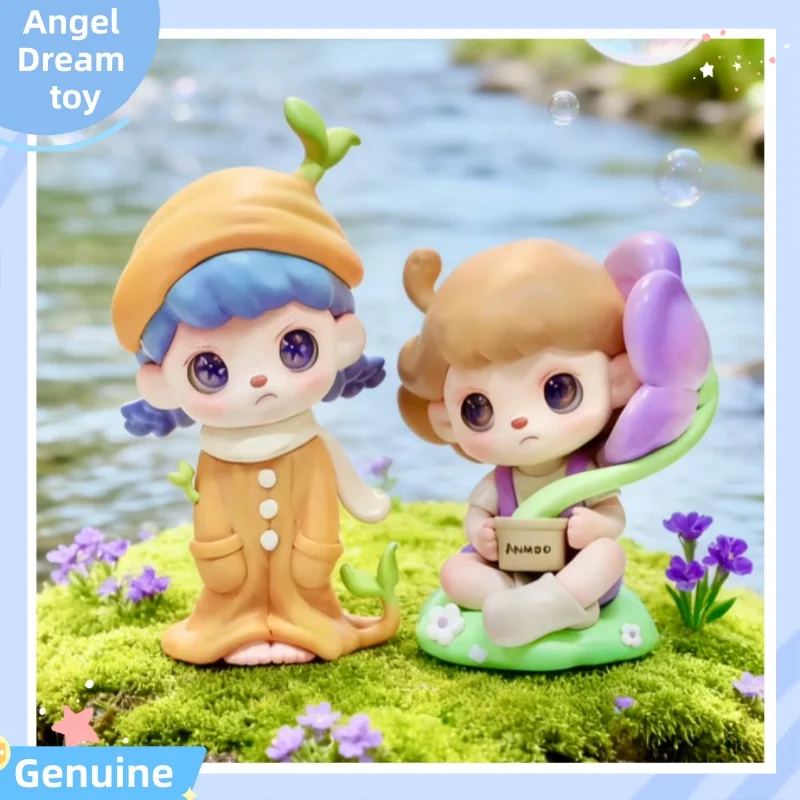 

New Genuine Anmoo Listening Series Blind Box Cute Desktop Ornament Creative Doll Collect Figurine Girl Surprise Birthday Gift