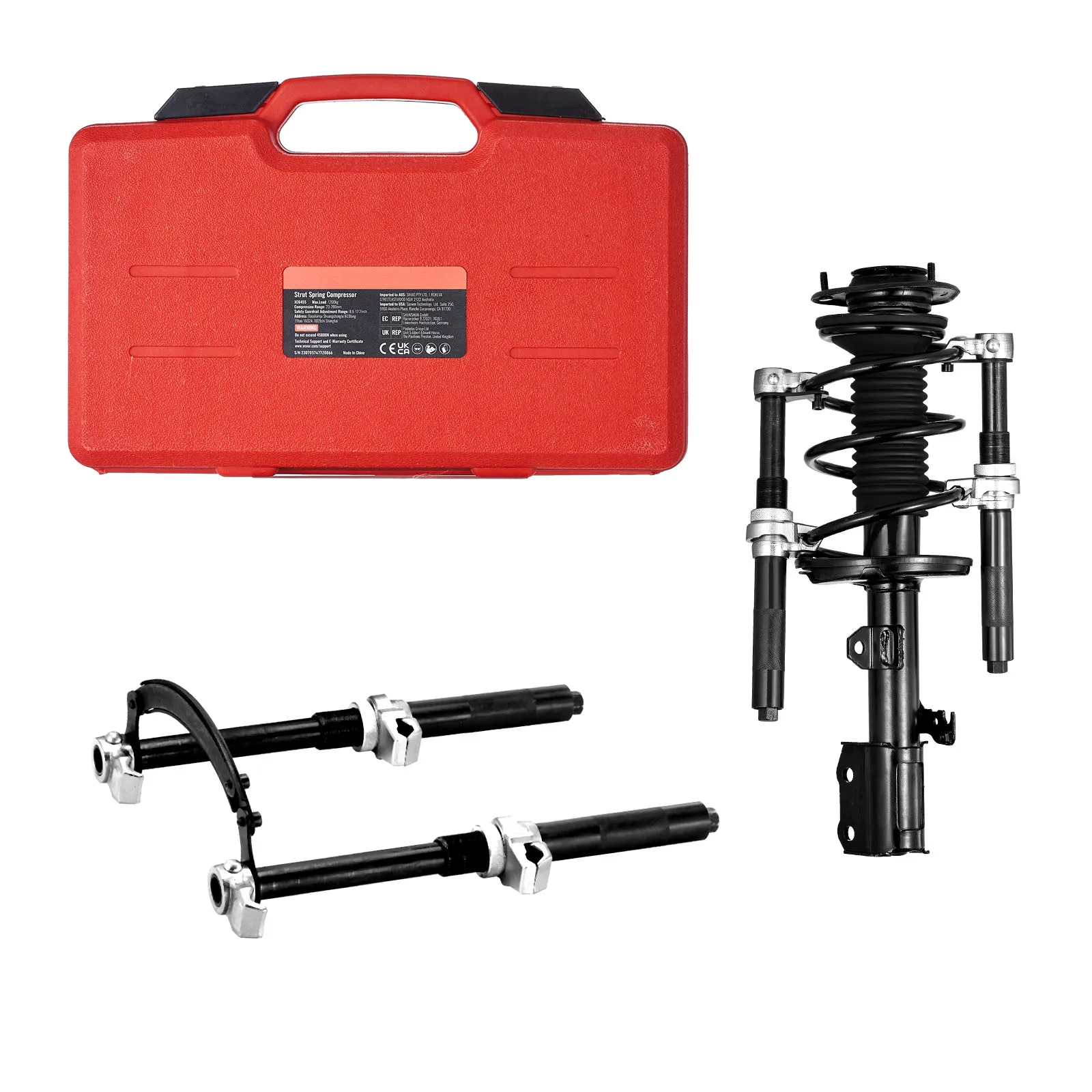 SucceBuy Coil Spring Compressor Tool 2 pcs Heavy Duty Strut Spring Compressor Set 2646 lbs Strut Spring Compressor for Truck ATV
