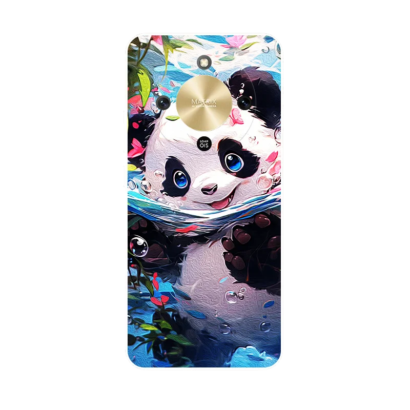 ل Honor X9d جراب هاتف ليوبارد الباندا مطبوعة لينة غطاء من السيليكون ل الشرف X9D X 9D الغطاء الخلفي HonorX9D Coque #2