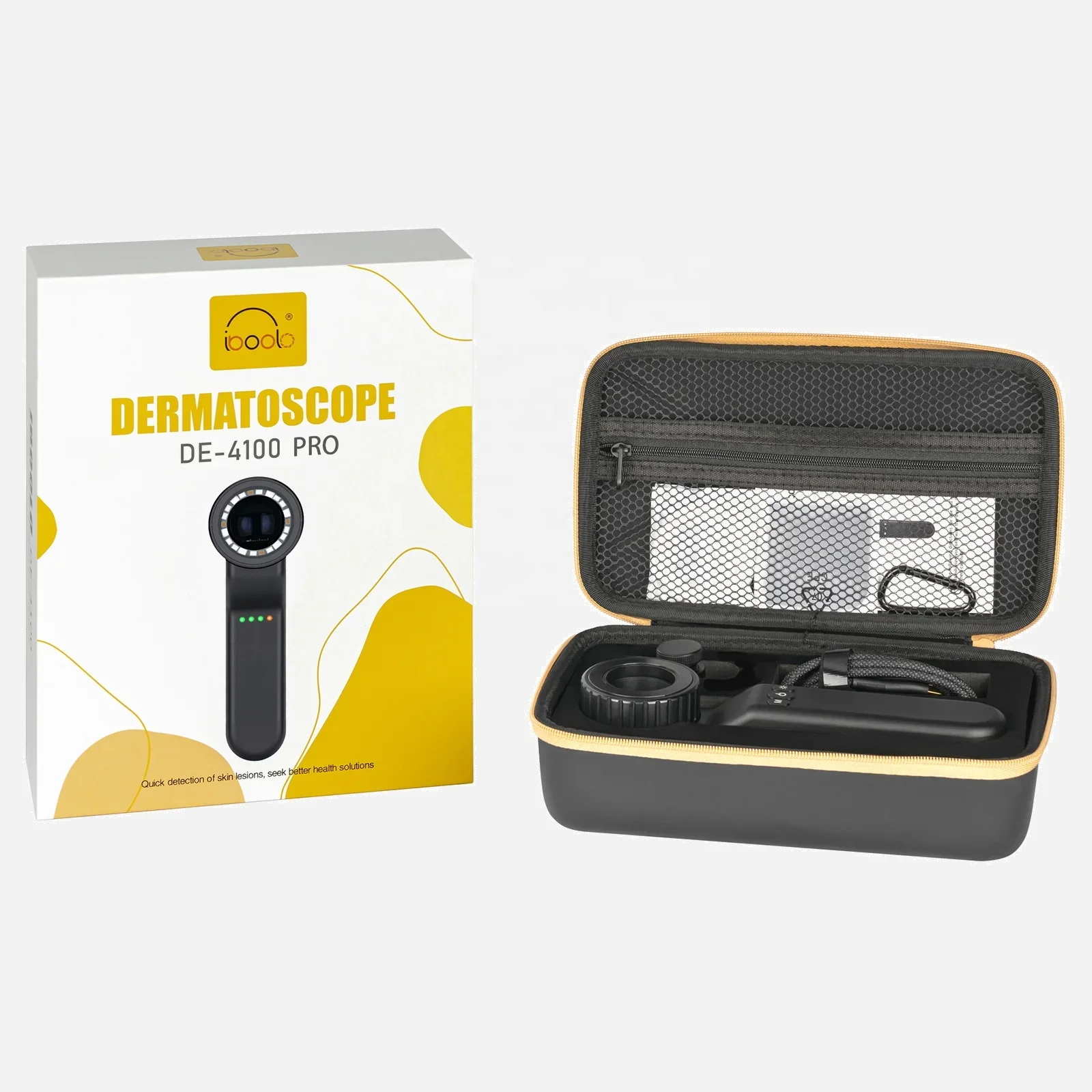 IBOOLO CE certified DE3100 PRO Cross polarized medical dermascope device for Primary dermatology care academy