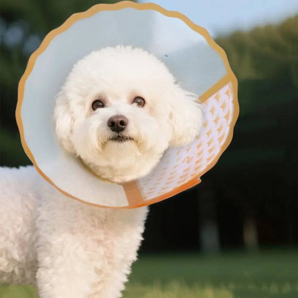 

Adjustable Pet Recovery Collar Anti-Lick Anti-Chew Cat Elizabethan Collar Anti-Scratching Breathable Neck Recover Ring Pet Care
