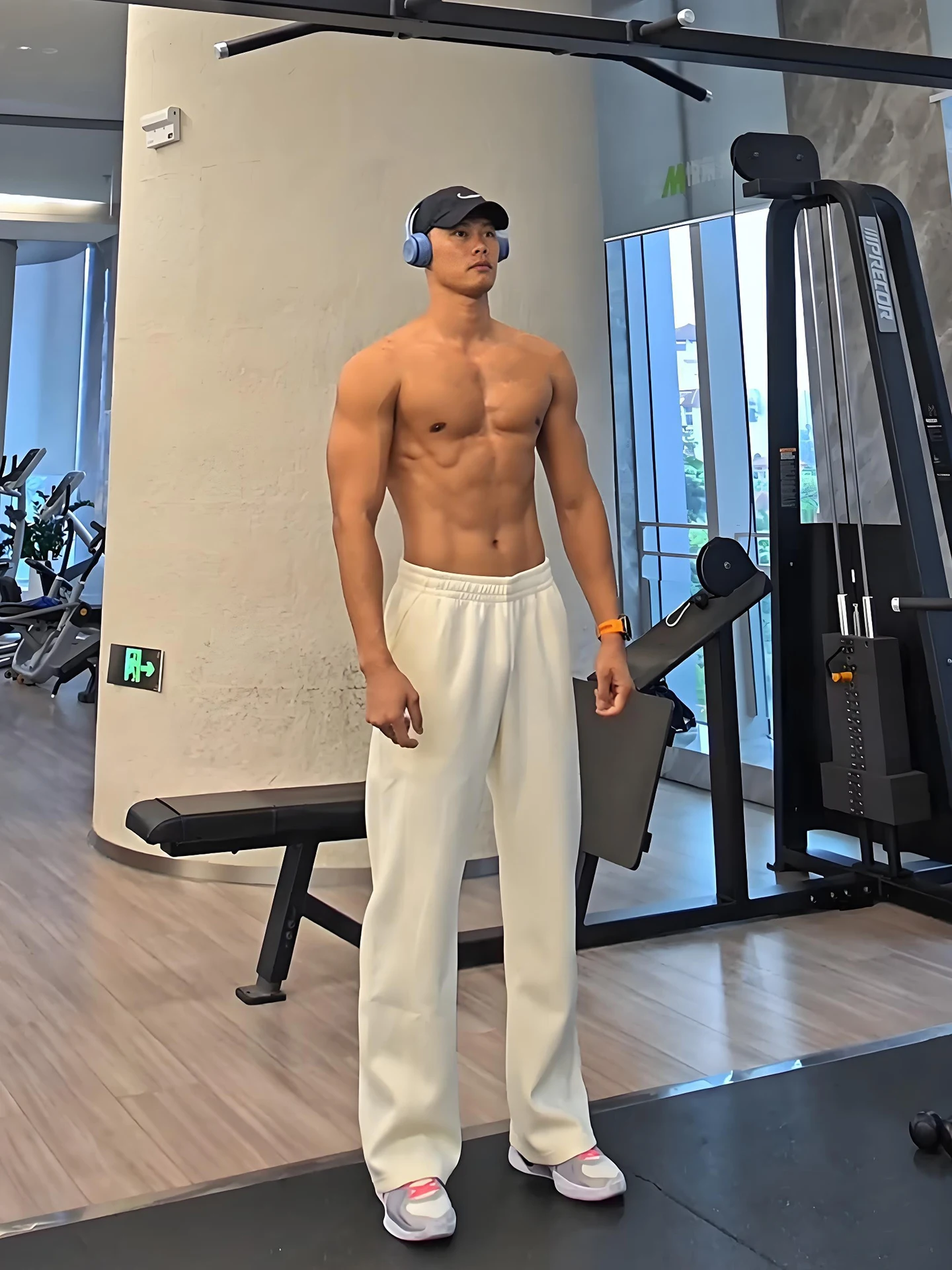 

Cleanfit American Sle Fitn Men's Fce Lined Straight Leg Pants Casual Winter Trousers Youth Trendy Brand Faionable