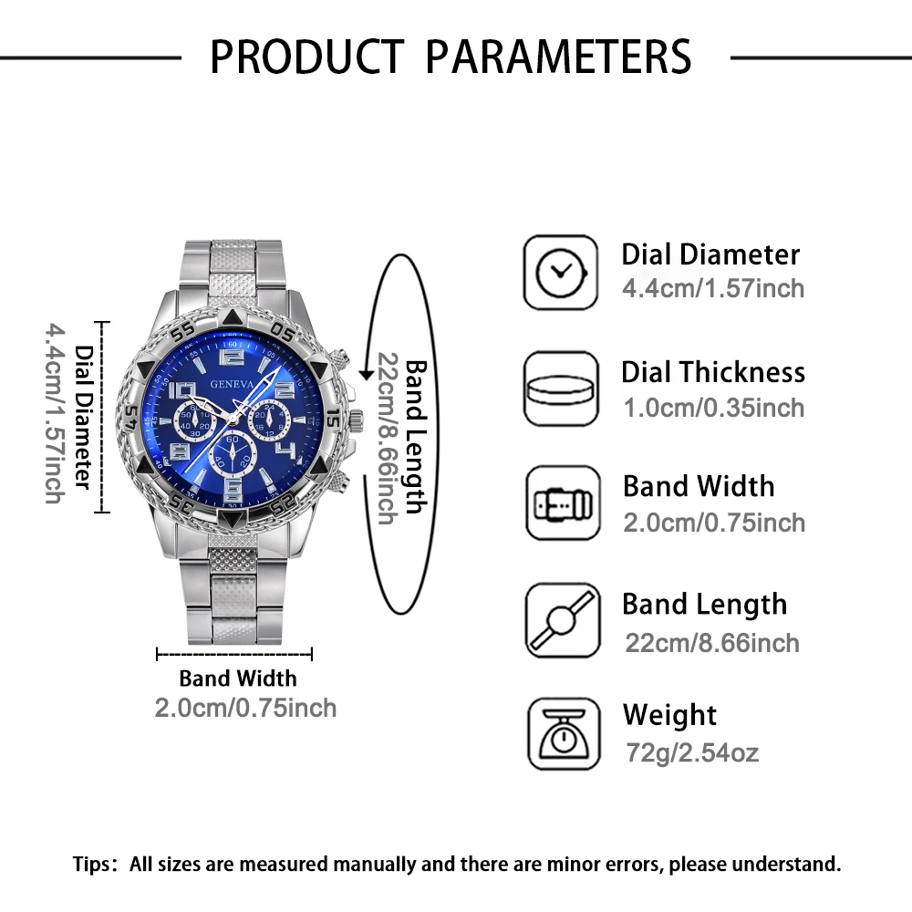 2pc Latest Romantic, Casual, Fashionable Couple Quartz Watch Set Suitable for Various Occasions Without Gift Box