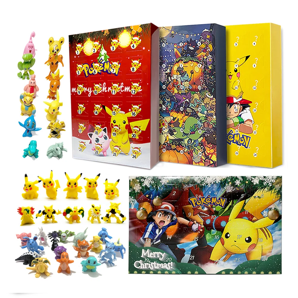 pokemon-advent-calendar-box-for-children-pikachu-figure-toys-mini-figuras-anime-presentes-de-halloween-novo-2022