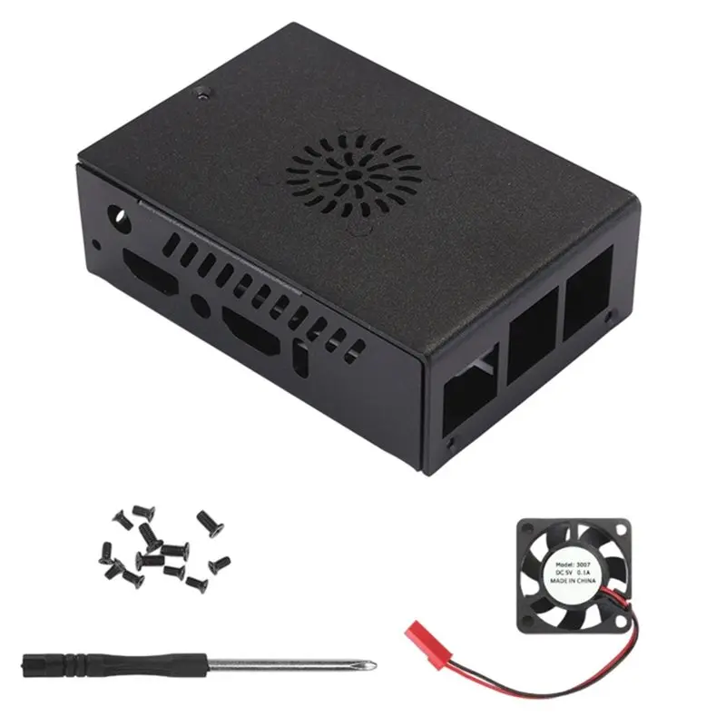 

Exquisite-For Orange Pi 5 Pro Metal Case With Cooling Fan For Orange Pi 5 Pro / MAX / Ultra High Performance Cooling Enclosure