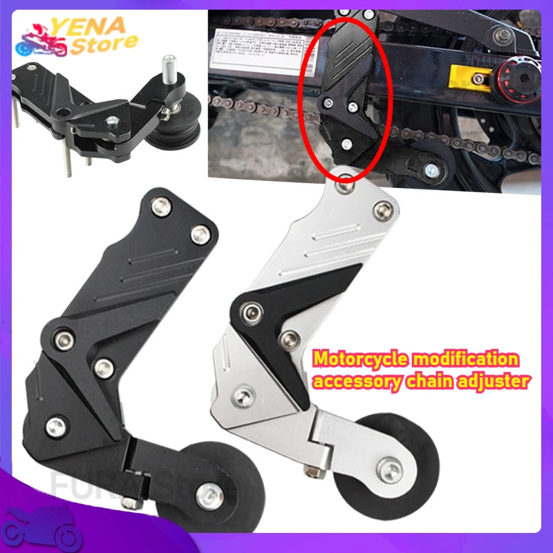 

Chain regulator, universal motorcycle wide chain anti-slip device, automatic adjustment chain tensioner modification accessory