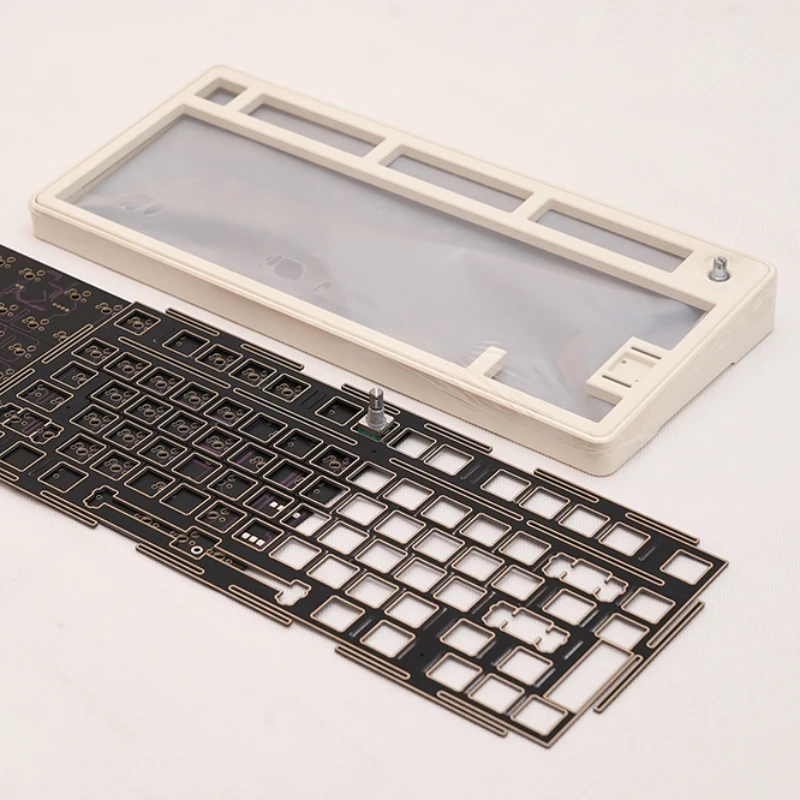 Kit de clavier filaire TN75, mode 6063, coque en aluminium, structure de joint, carte de positionnement FR4, pilote VIA, bricolage, kit de construction de clavier personnalisé