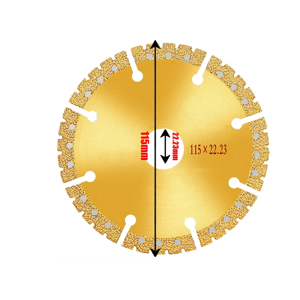 100/115/125/150mm Brazed Diamond Cutting Disc Tiles Ceramic Marble Dry And Wet Cutting Tools Circular Saw Blade