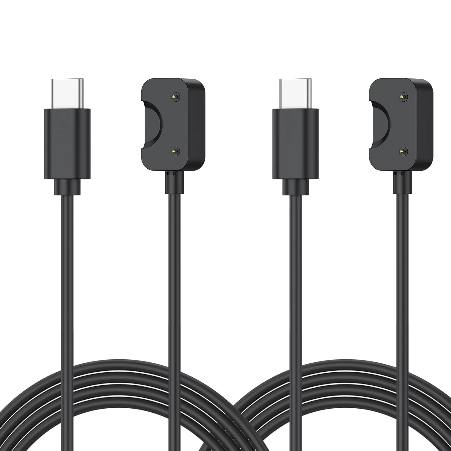 2 Pack for Samsung Galaxy Watch Fit 3 SM-R390 USB-C Smartwatch Charger Replacement Charger