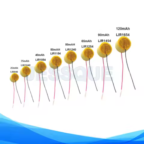 Rechargeable 25mAh LIR940 LIR1040 LIR1054 LIR1240 LIR1254 LIR1454 LIR1654 Button Bluetooth Handsfree Earphone Watch Battery AKKU