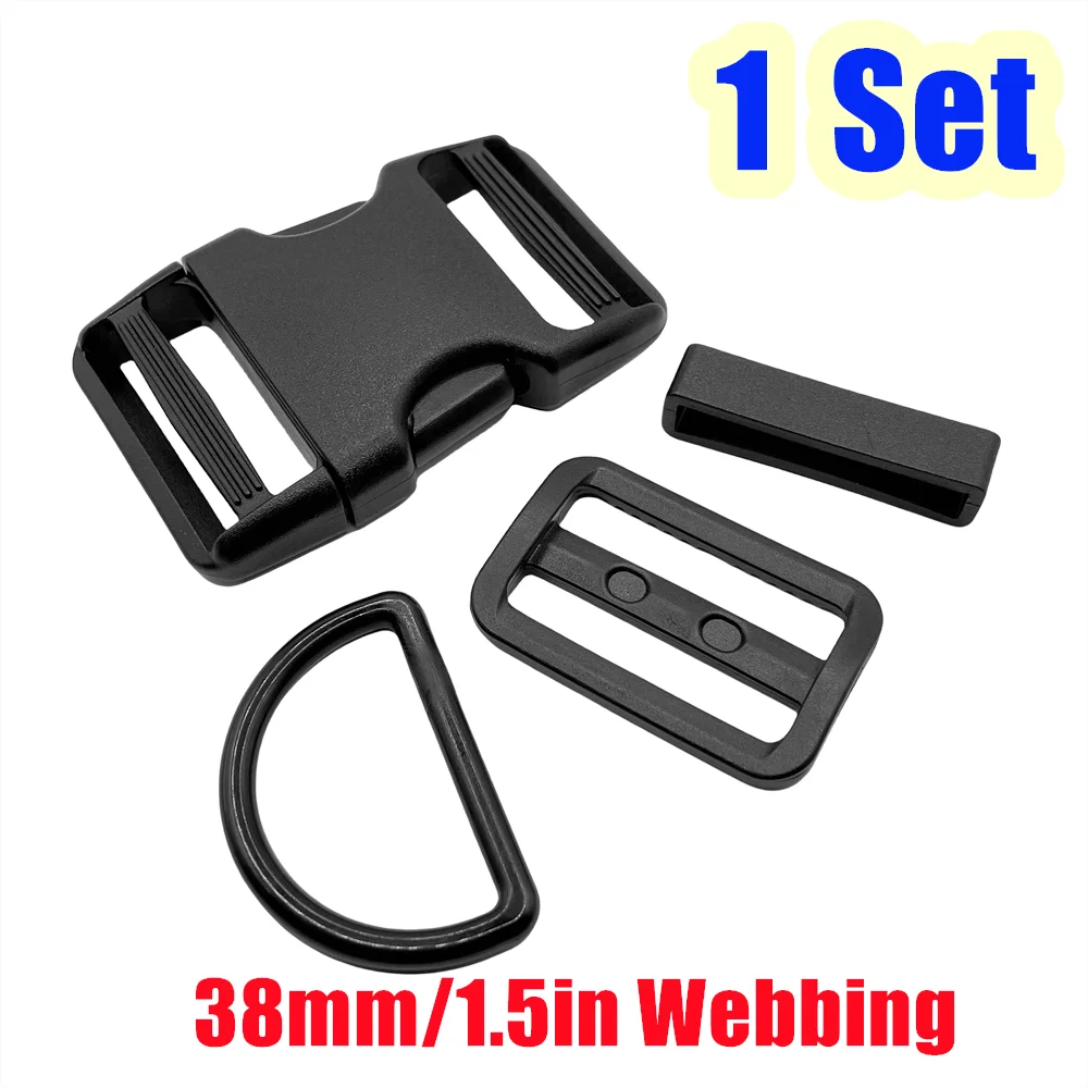 Plastic Side Release Buckles with D Rings