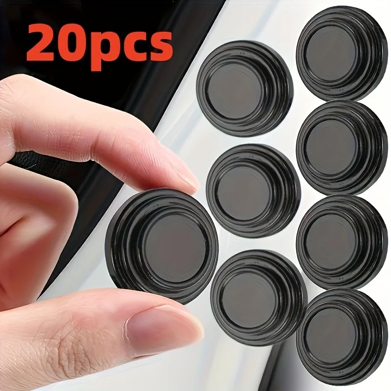Car Door Silicone Anti Shock Pad Universal Trunk Sound Insulation Thickening Cushion Stickers Anti Scratch Gaskets
