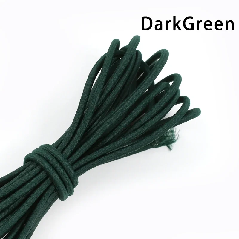 4mm Elastic Cords 5-50M for Hair & Sewing